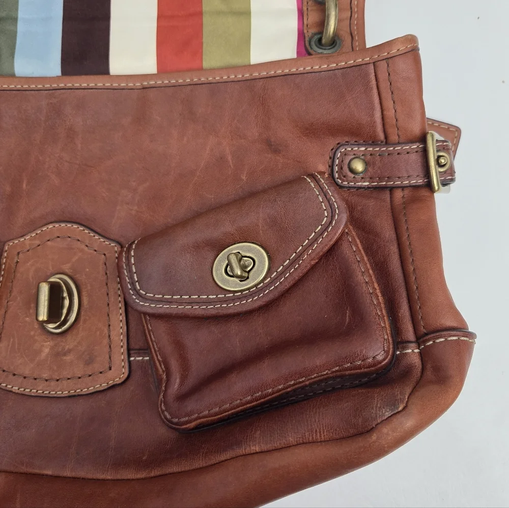 GORGEOUS COACH Y2K LIMITED EDITION LEIGH LEATHER LEGACY SATCHEL BAG 11128 - Picture 8 of 10